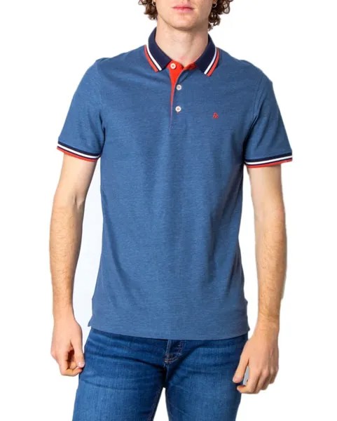 Рубашка поло Jack & Jones, синий