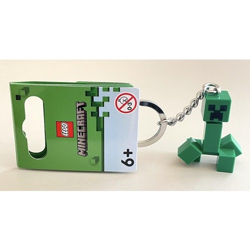 Брелок LEGO, гладкая фактура, зеленый
