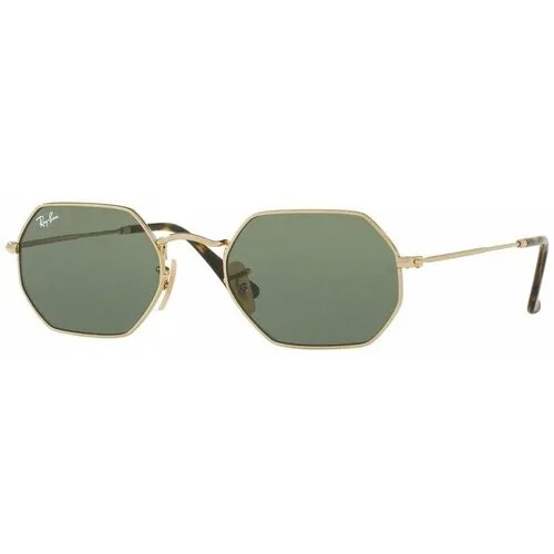 Солнцезащитные очки Ray-Ban Ray-Ban RB 3556N 001 RB 3556N 001, золотой, зеленый