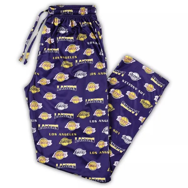 Мужские спортивные фиолетовые брюки для сна Los Angeles Lakers Big & Tall