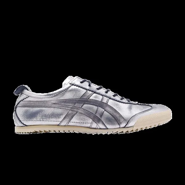 Кроссовки Onitsuka Tiger Mexico 66 Deluxe 'Distressed Silver', серебряный