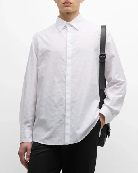 Мужская классическая рубашка Toile Iconographe Valentino Garavani, цвет St. Toile Iconograph