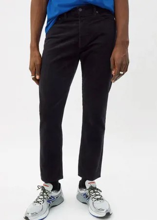 Черные укороченные вельветовые джинсы Weekday Vacant-Коричневый цвет