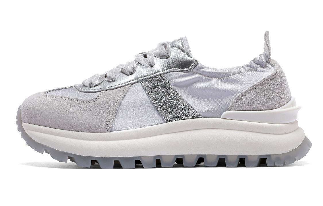Кроссовки C°BANNER Lifestyle Shoes Women's Low-top Silver, серебряный