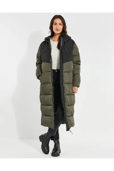 Зимняя куртка Luxe 5961 с капюшоном Threadbare, хаки