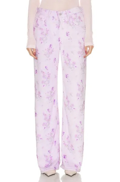 Брюки Acne Studios Printed Trouser, цвет Orchid Purple