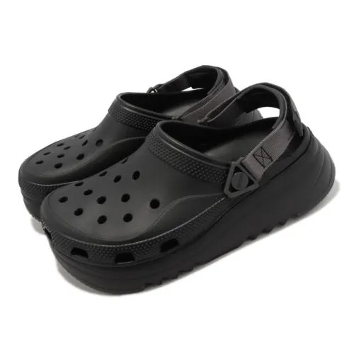 Crocs Hiker Xscape Clog Черные мужские повседневные сандалии без шнуровки на платформе 208365-001