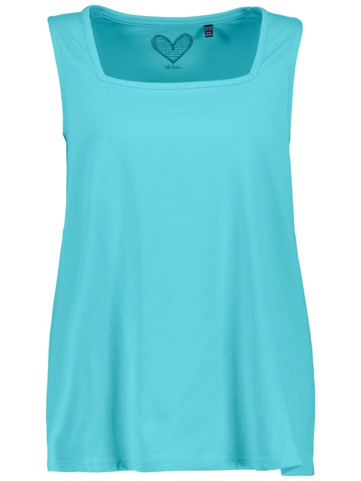 Футболка Ulla Popken, цвет tiefes aqua