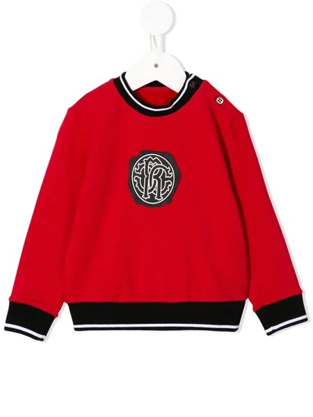 Roberto Cavalli Junior толстовка с логотипом