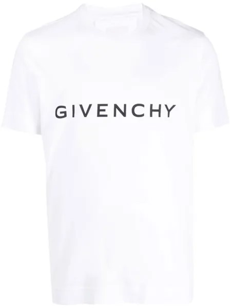 Givenchy футболка с логотипом, белый