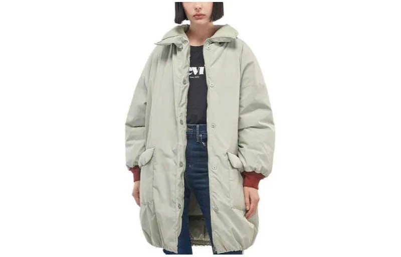 Levis Женский Пуховик, серый