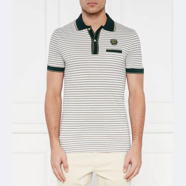 Рубашка поло стандартного кроя Lacoste, серый