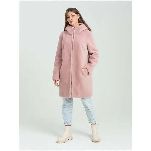 Куртка, размер 50, розовый