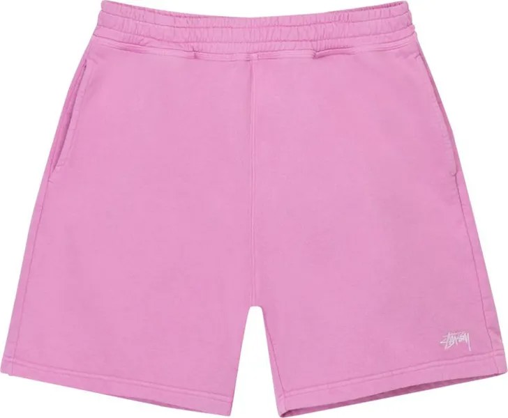 Шорты Stussy Overdyed Stock Logo Short 'Pink', розовый