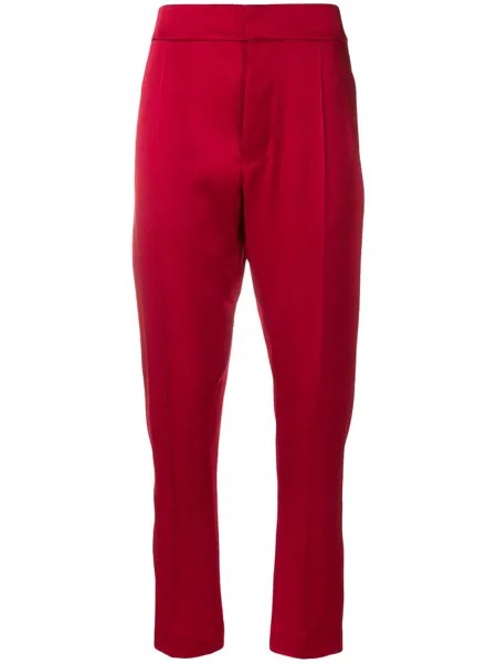 Haider Ackermann cropped sateen trousers