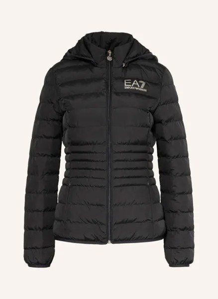Куртка EA7 EMPORIO ARMANI mit abnehmbarer Kapuze, черный