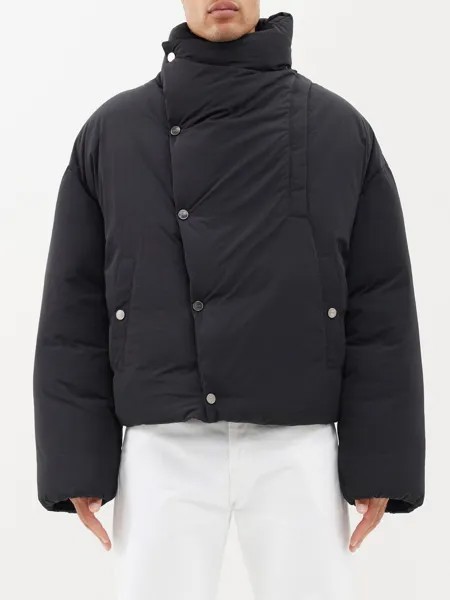 Пуховик cocoon с высоким воротником Jacquemus, черный