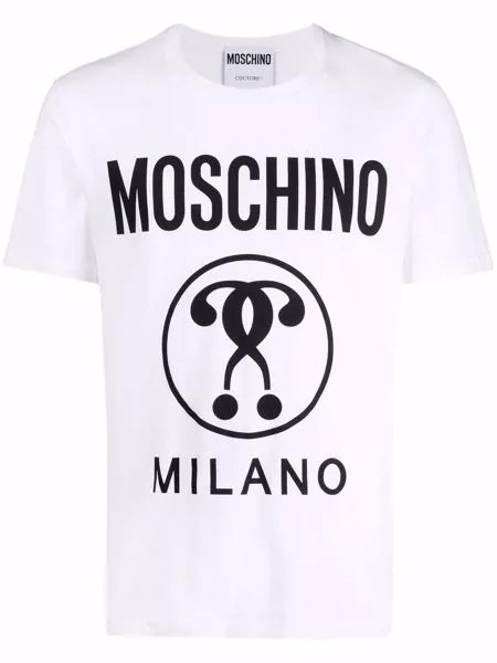 Moschino футболка с логотипом