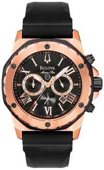 Японские наручные  мужские часы Bulova 98B104. Коллекция Marine Star