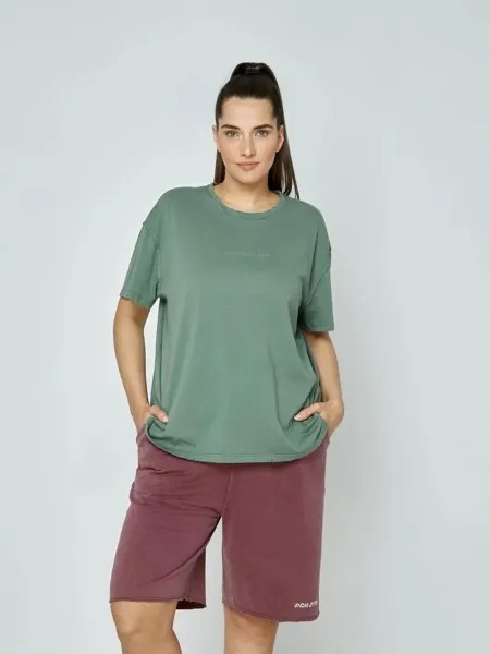 Футболка женская MAT fashion Plus size_1113 зеленая L/XL