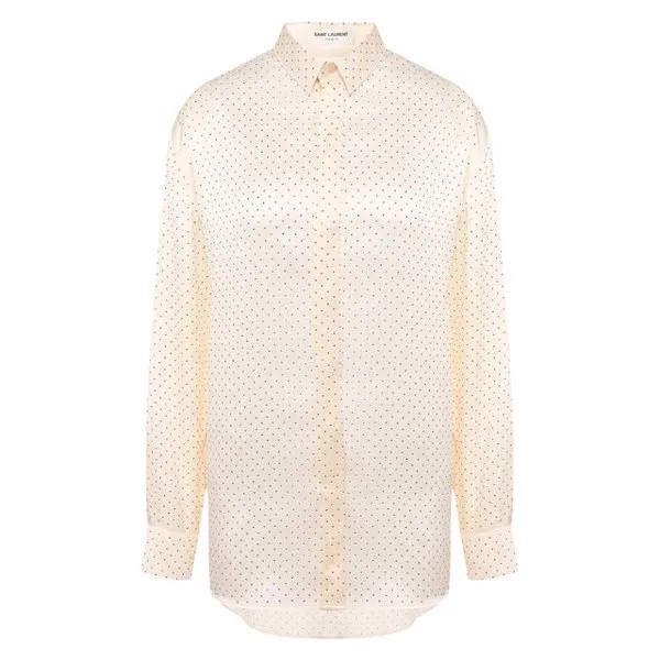 Шелковая рубашка Saint Laurent