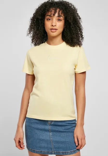 Футболка базовая SIGNATURE TEE Karl Kani, цвет light yellow