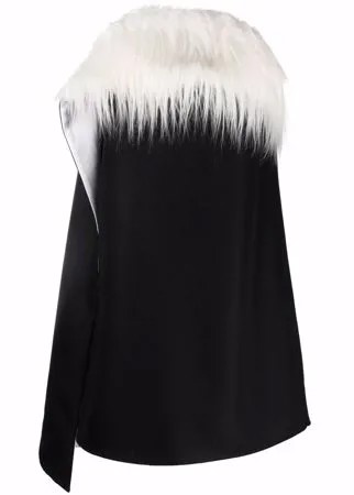 Ports 1961 платье-трапеция с искусственным мехом