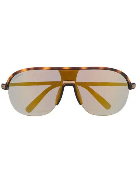 Dsquared2 Eyewear солнцезащитные очки Shady в оправе черепаховой расцветки