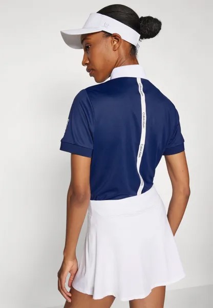 Рубашка поло WHITNEY SLEEVE Calvin Klein, темно-синий