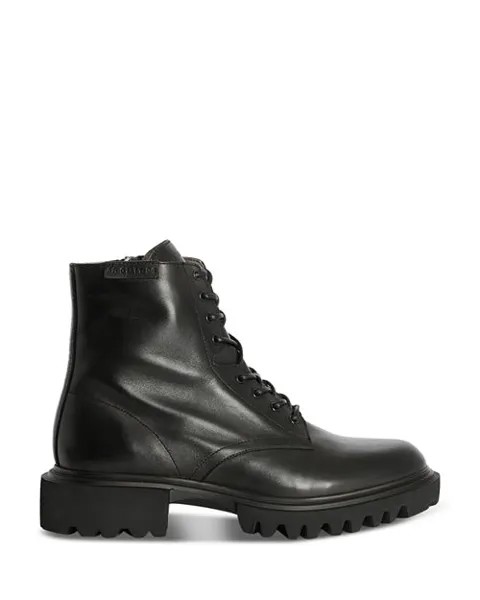 Мужские кожаные ботинки Vaughan ALLSAINTS, цвет Black