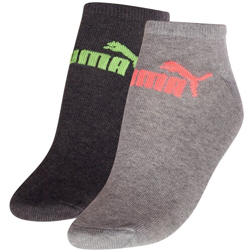 Носки PUMA, размер 39-42, мультиколор, 2 пары