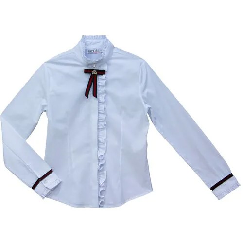 Школьная блуза BADI JUNIOR, размер 164, белый