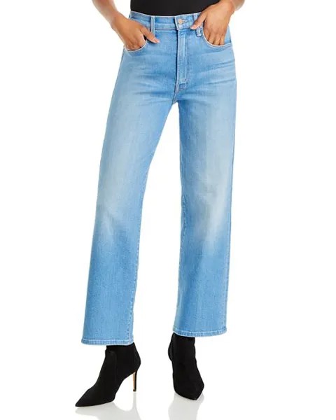 Прямые джинсы до щиколотки с высокой посадкой Rambler в цвете Going Dutch MOTHER, цвет Blue