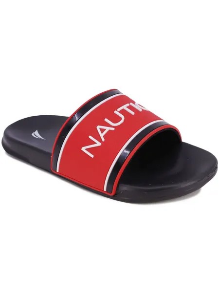 Мужские шлепанцы Cortlan для бассейна с тиснением Nautica, красный