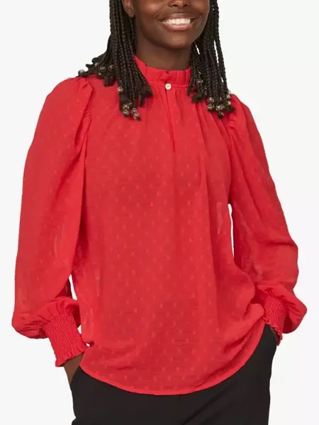 Топ Sisters Point Esar Frill Collar, цвет ruby