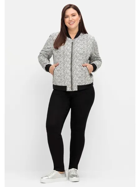 Куртка sheego Blouson, черный