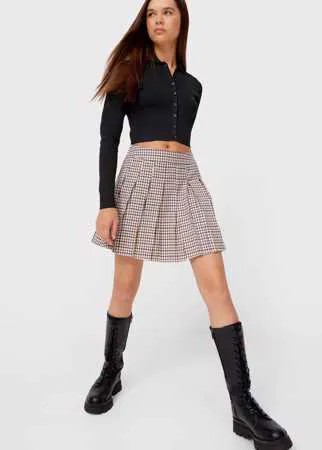 Stradivarius Кардиган С Воротником Поло Черный M