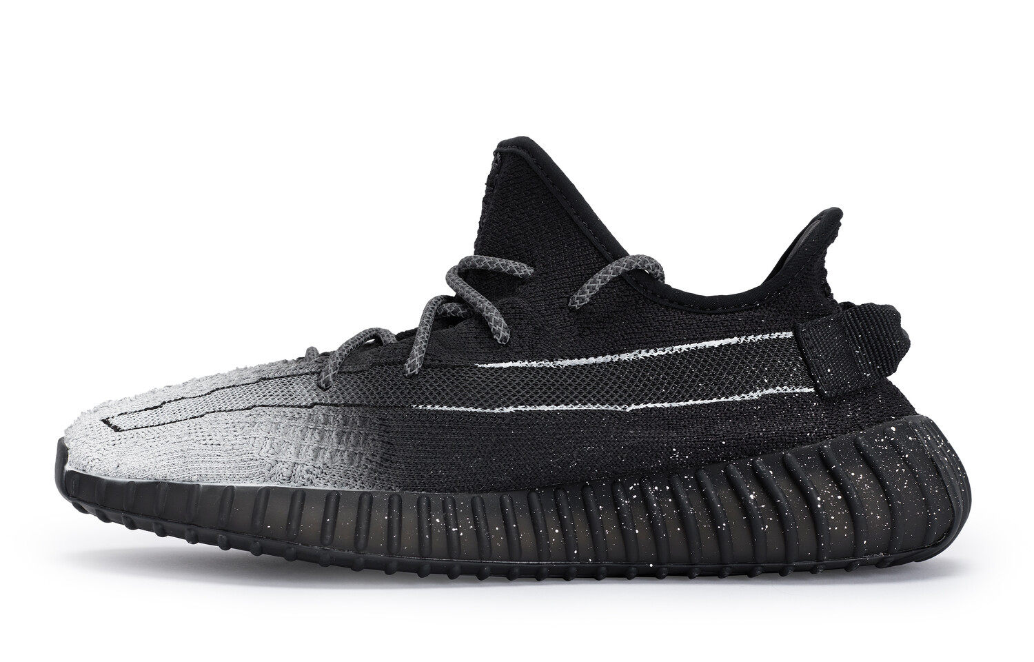 Кроссовки adidas originals Yeezy Boost 350 V2 Lifestyle Shoes Unisex Low-top White, черный/белый