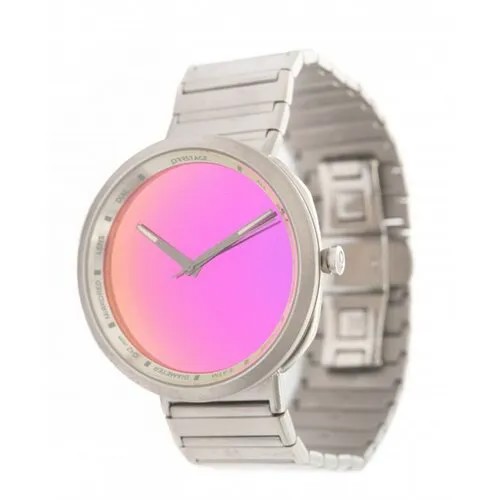 Наручные часы Offstage серые наручные часы из нержавеющей стали с розовым циферблатом, розовый