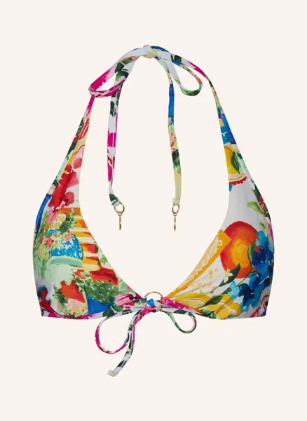 Топ бикини с воротником халтер ciao bella Seafolly, белый