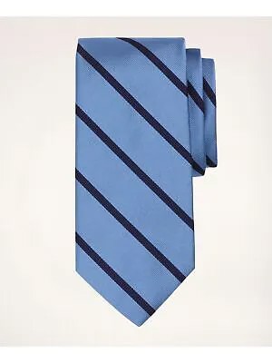 Мужской светло-синий узкий галстук в полоску RALPH LAUREN