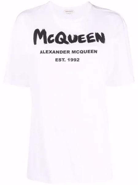Alexander McQueen logo crew-neck T-shirt