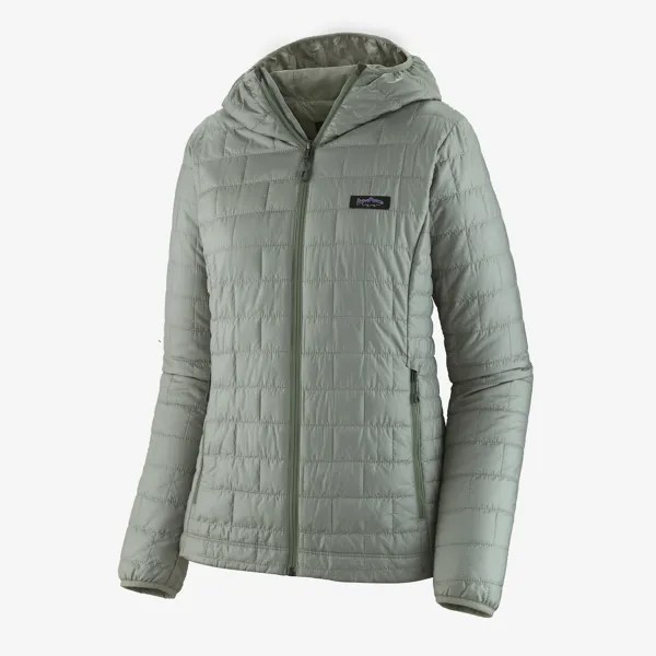 Женская толстовка Nano Puff Fitz Roy Trout Patagonia, цвет Sleet Green