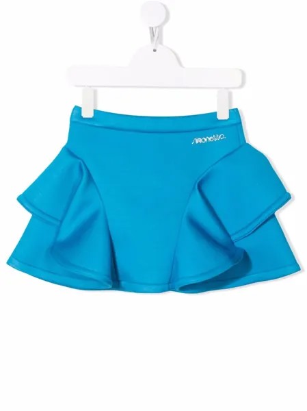 Simonetta юбка с оборками и стразами