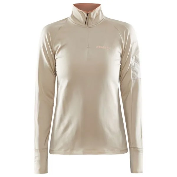 Спортивная футболка Craft ADV Subz half zip, бежевый