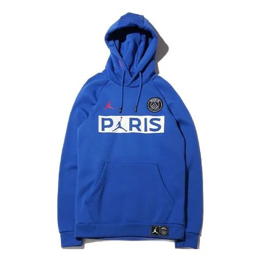 Толстовка Air Jordan Paris Saint-Germain Fleece Blue, синий