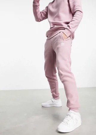 Джоггеры розовато-лилового цвета adidas Originals Essentials-Розовый цвет