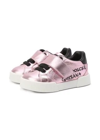 Кожаные кеды Dolce & Gabbana