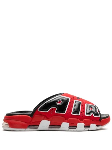 Nike шлепанцы Air More Uptempo 'Bulls', красный