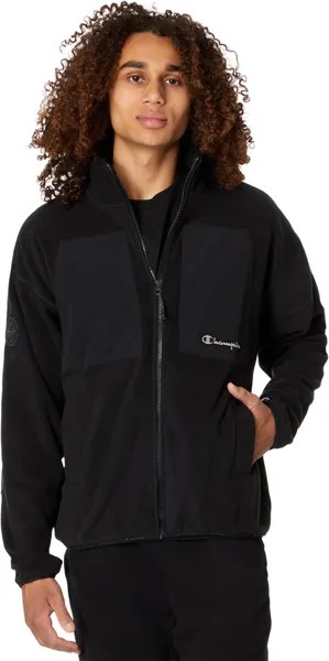 Куртка Explorer Fleece Mock Neck Jacket Champion, черный